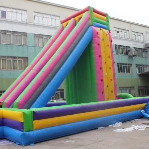 屋外楽しいインフレータブルクライミングタワーの壁